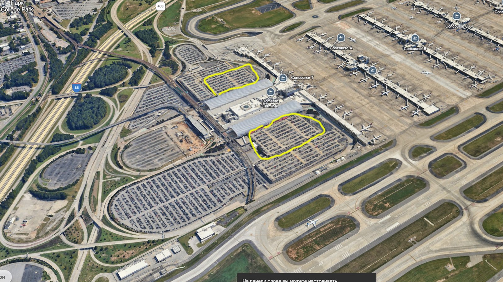 Hourly Parking at Atlanta airport